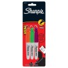 Plumones sharpie mini fashion 3 piezas