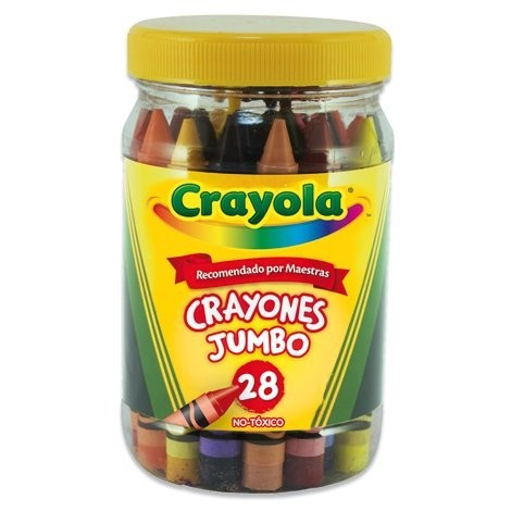 28 Crayones Jumbo