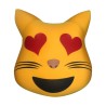 Emoticon Gato Corazon