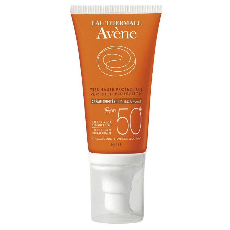 Bloq Crema Facial 50 mas Con Color 50 M Avene
