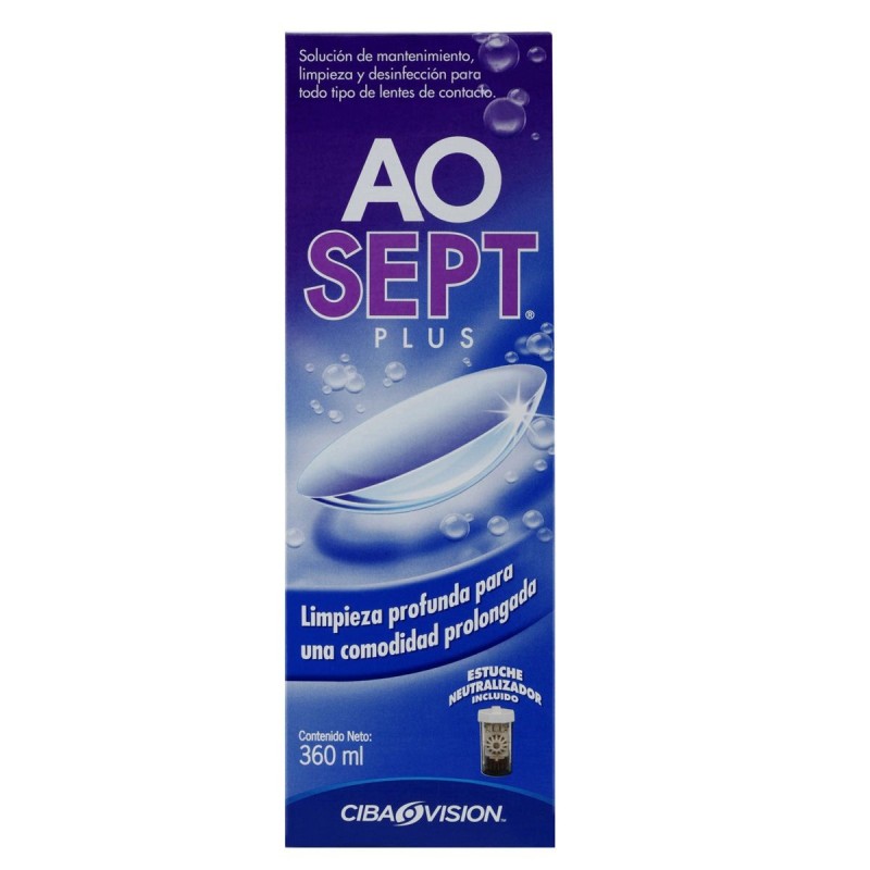 Solucion Aosept Plus 360 ml