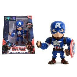Figura de Accion 6 de Metal Marvel Capitan America