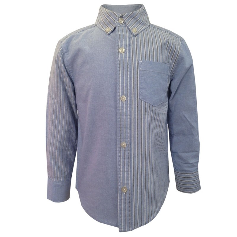 Camisa Texturas Combinadas Carters