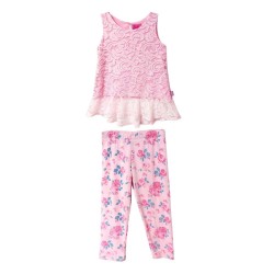 Conjunto Blusón de Encaje con Leggings Barbie