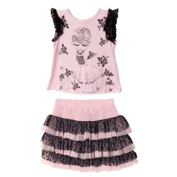 Conjunto Blusa Muñeca con Falda Let's Go