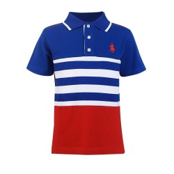 Playera Polo Rayas Contrastantes Royal Polo Club