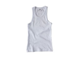 Playera Sin Manga Punto Blanco
