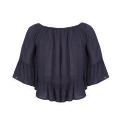 Blusa Lisa Tipo Campesina Jeanious Girl