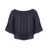 Blusa Lisa Tipo Campesina Jeanious Girl