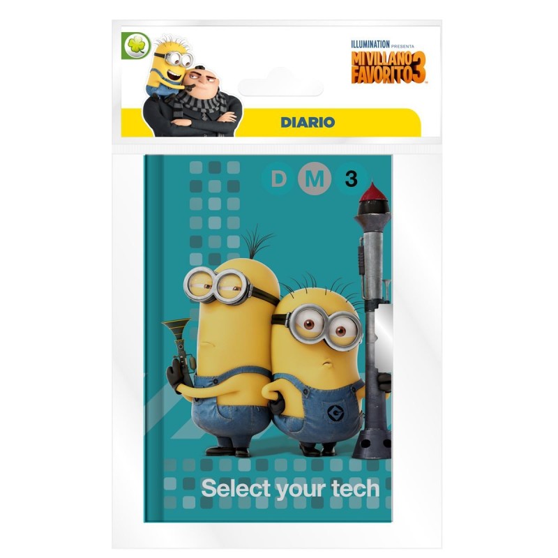 Diario con Candado 15X10 Minion