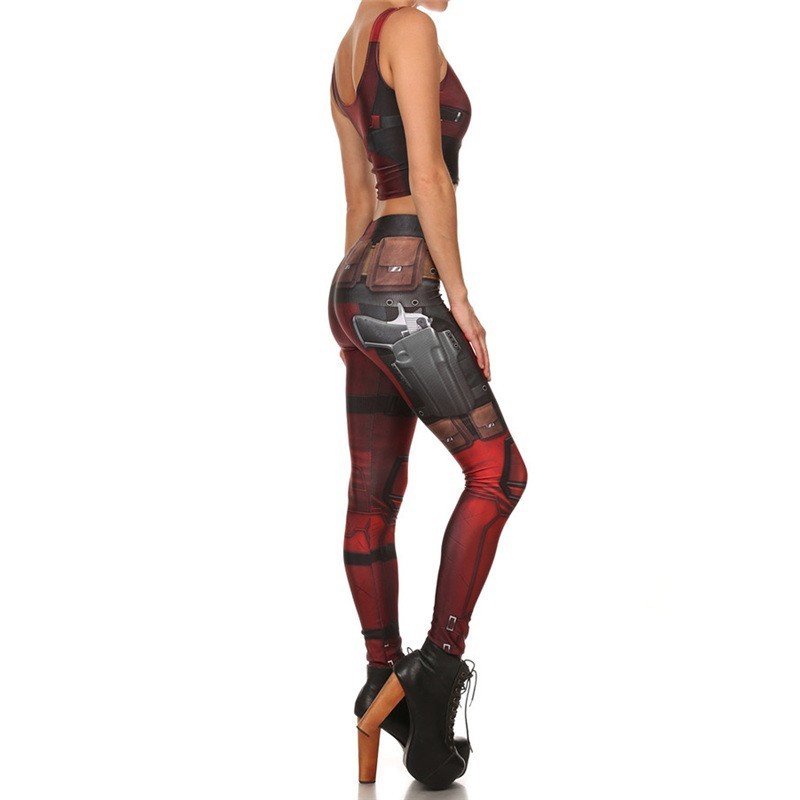 Leggings mercenario superheroe comic
