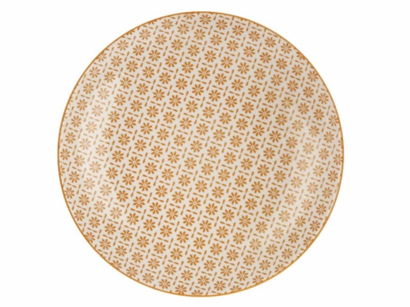 Plato para ensalada Haus Summer Party naranja