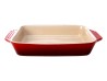 Le Creuset Platón Rectangular Rojo 33 cm