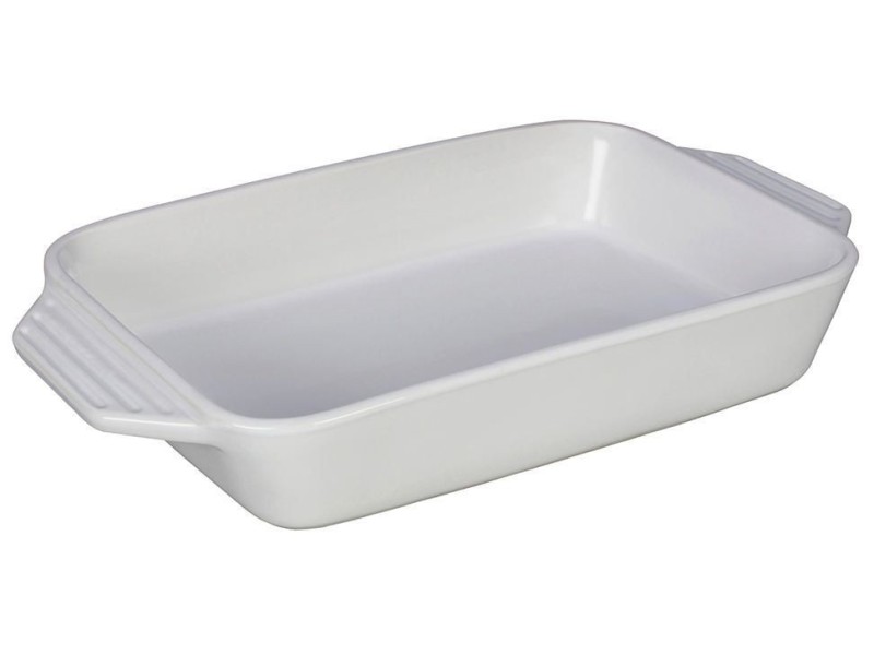 Le Creuset Platón Rectangular Blanco