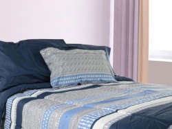 Set de Edredón Queen size Promos azul
