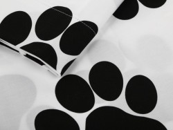 Juego de sábanas matrimonial Panda That's It negro
