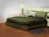 Farzin Feather Pie de Cama Gris
