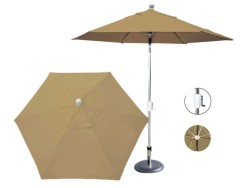 Sombrilla Market Fidgy D Sol 6 Gajos beige