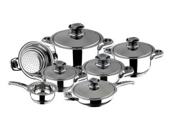 Magefesa Batería de Acero Inoxidable Ecotherm 12 Piezas