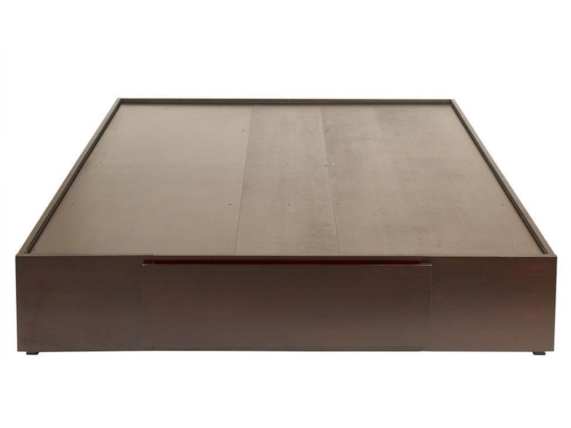 Base para cama queen size Tecam tabaco