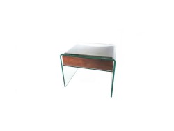 Mesa Lateral Foshan Ghost transparente