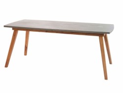 Mesa rectangular Lottus gris