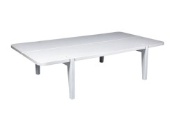 Mesa de Centro rectangular Natuzzi Merlot blanco