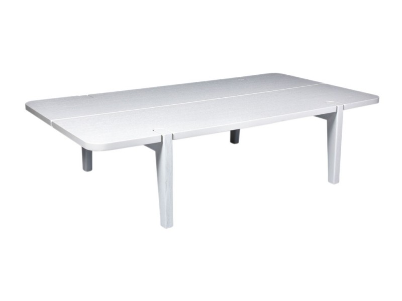 Mesa de Centro rectangular Natuzzi Merlot blanco