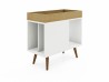 Mesa lateral Saoswn blanca