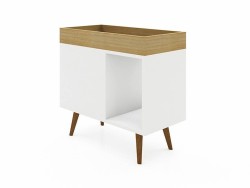 Mesa lateral Saoswn blanca