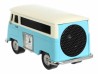 Bocina con bluetooth JBE camioneta vintage azul