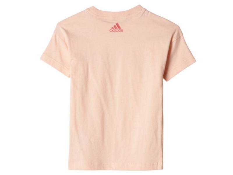 Playera Adidas rosa para niña