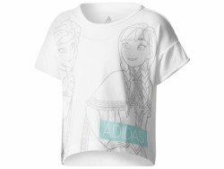 Playera Adidas Disney Frozen Boxy para niña