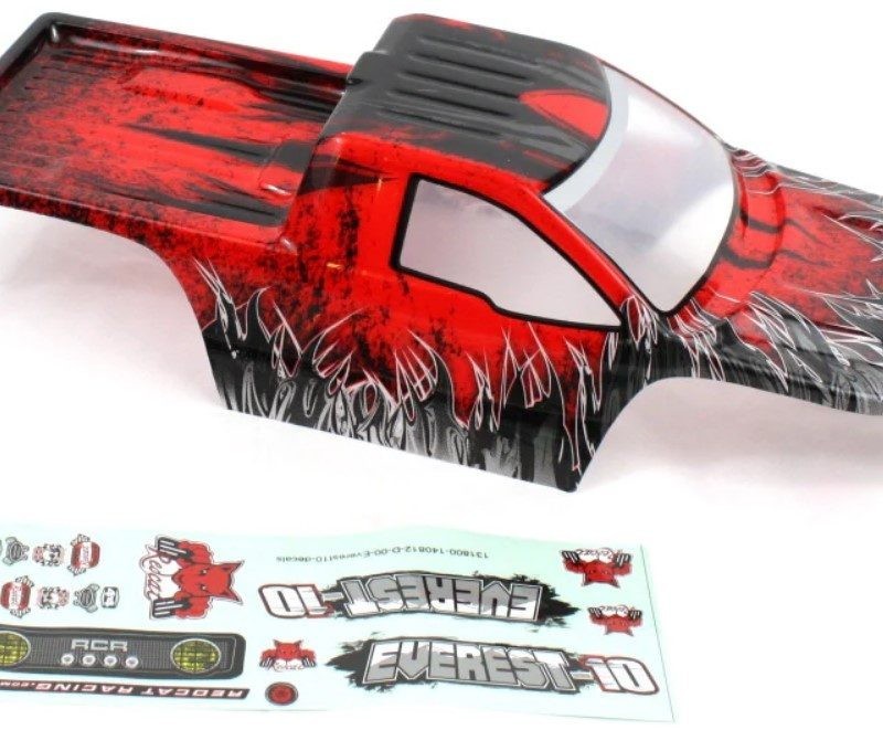 Body Redcat Racing Rock Crawler Rojo Escala 1 a 10