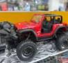 Camioneta jeep rc rock crawler 4×4 roja