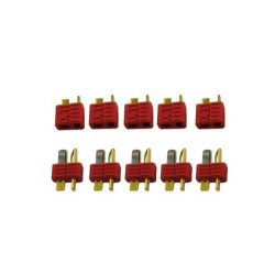 CONECTOR TIPO DEANS T  PLUG HEMBRA Y MACHO HD PRECIO PAR