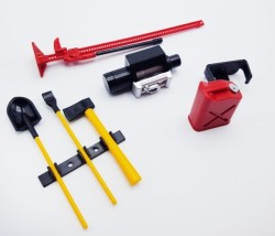 KIT PARA CRAWLER OFF  ROAD ACCESORIOS RC  7 PIEZAS