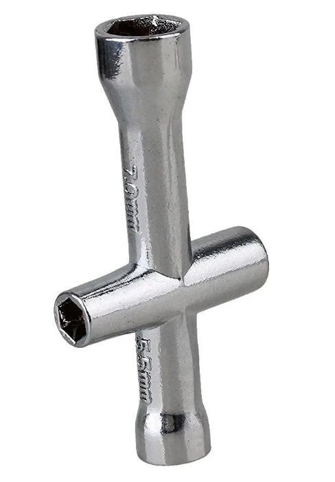 llave aluminio Cruz  Manga 4/5/5.5/7 m