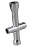 llave aluminio Cruz  Manga 4/5/5.5/7 m