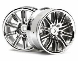 RINES PAR MOTORSPORT DE 10 RADIOS 26 mm CROMADA