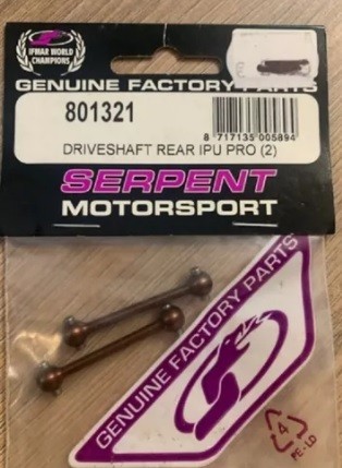 Serpent # 801321 – Driveshaft Front Ipu Pro