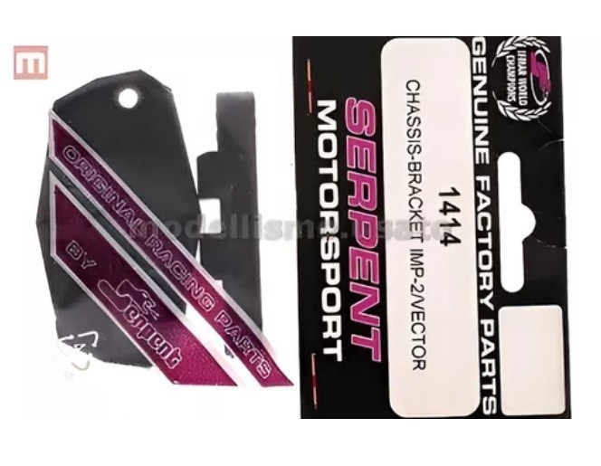 Serpent 1414 Support Imp-2/vector Chassis Bracket Modeling