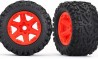 Traxxas Ruedas con neumaticos Talon EXT Naranja
