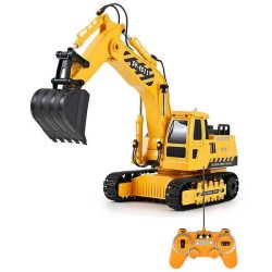 CARRO DE EXCAVACION DE CONTROL REMOTO ESCALA 1:20 DOUBLE E