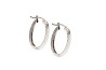 ARRACADAS PLATA .925 DIAM ESPIGA OVAL ADL MEX.
