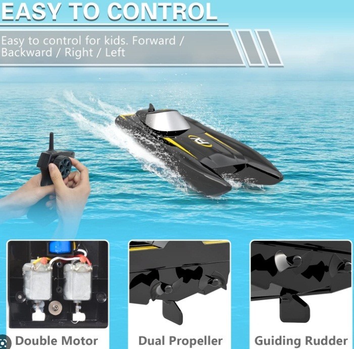 Catamaran mini  2.4ghz doble motor