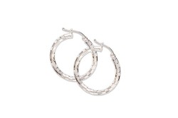 ARRACADAS PLATA .925 FACETADA #INTER AD3 3MM MEX.