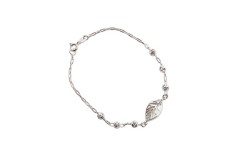 PULSERA PLATA .925 HOJA RS3 MEX.
