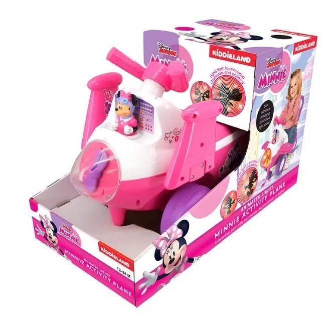 Kiddieland Avion montable de Minnie de Actividades con Luces y Sonidos
