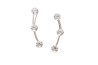 ARETES PLATA .925 TREP LINEA CURVA 3 ZRC MEX.